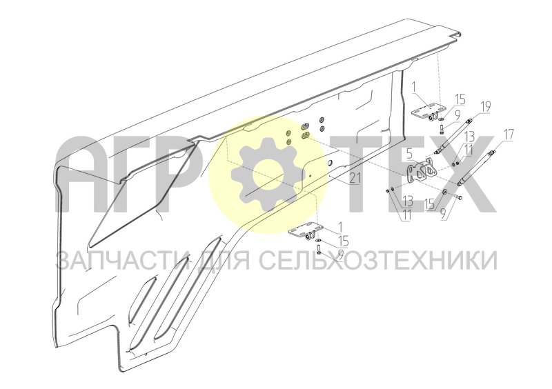 Чертеж Капот (КСУ-2.40.00.010)